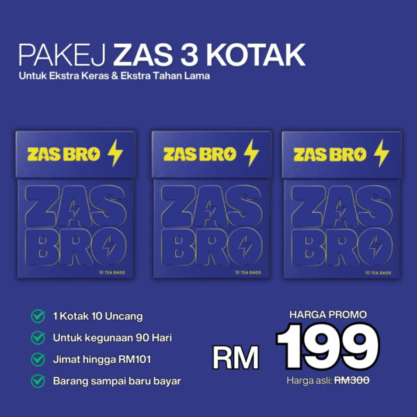 Pakej Zas 3 Kotak RM199